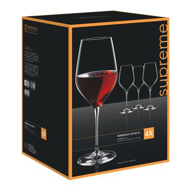 Supreme Bordeaux XL Set of 4